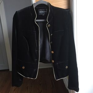 Who What Wear Velvet Blazer